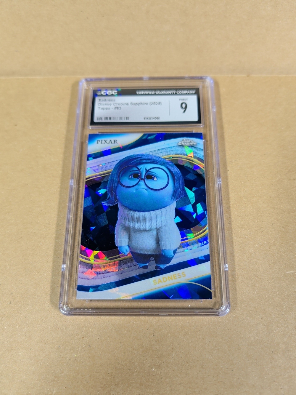 Sadness CGC Gem Mint 10 Disney Chrome Sapphire 2025 Pixar Inside Out